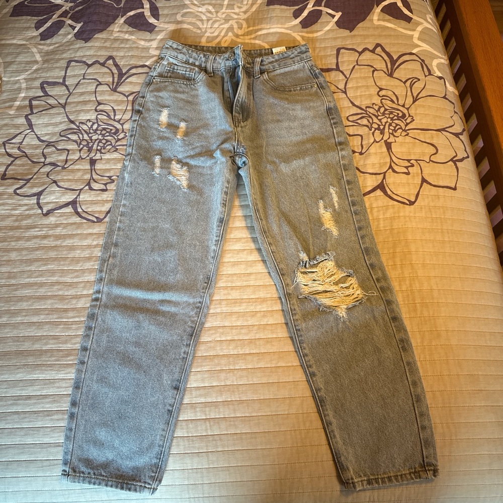 Abercrombie and Fitch denim jeans ripped